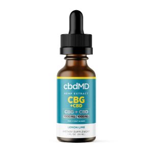cbdMD CBG + CBD Oil Tincture - Lemon Lime - 2000mg